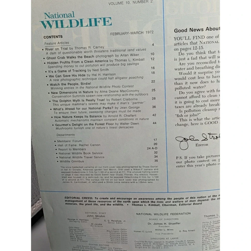 1972 March National Wildlife Magazine Ghost Crab Walks The Beach